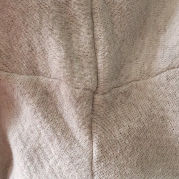 Madewell Women's Sz S White Ellington Straight Leg Stretch Pockets Sweater Pants - Picture 5 of 9